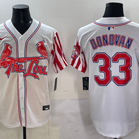 Men's St. Louis Cardinals Brendan Donovan #33 White Replica Player Jersey