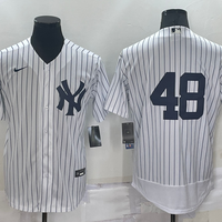 Men's New York Yankees Anthony Rizzo #48 White Replica Player Name Jersey1