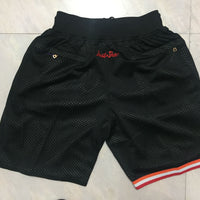Men's Miami Heat Black Basketball Shorts1