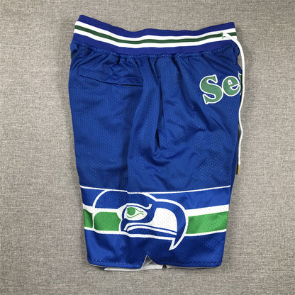 Men's Seattle Seahawks Royal Pocket Shorts