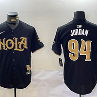 Men's New Orleans Saints Cameron Jordan #94 Black Player Jersey1