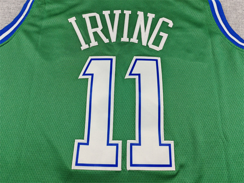 Men's Dallas Mavericks Kyrie Irving #11 Green Swingman Jersey - Classic Edition
