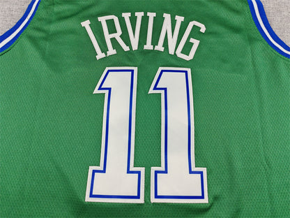 Men's Dallas Mavericks Kyrie Irving #11 Green Swingman Jersey - Classic Edition