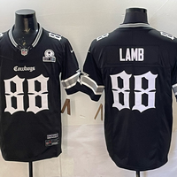 Men's Dallas Cowboys CeeDee Lamb #88 Black Player Game Jersey