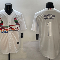 Men's St. Louis Cardinals Ozzie Smith #1 White Replica Player Jersey