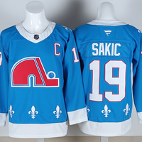 Men's Colorado Avalanche Joe Sakic #19 Blue Player Jersey
