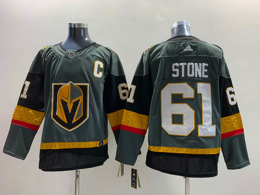 Men's Vegas Golden Knights Mark Stone #61 Gray Breakaway Player Jersey1