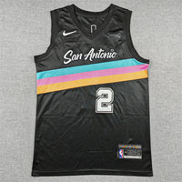 Men's San Antonio Spurs Dylan Harper #2 Black 2025/26 Swingman Jersey - City Edition