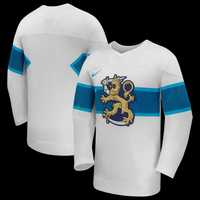 Men's Finland Hockey White 2026 Winter Olympics Blank Jersey