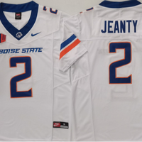 Men's Boise State Broncos Ashton Jeanty #2 White Game Jersey
