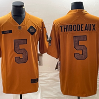 Men's New York Giants Kayvon Thibodeaux #5 Brown 2023 Salute To Service Limited Jersey1