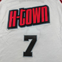 Men's Houston Rockets Kevin Durant #7 White 2024/25 Swingman Player Jersey - City Edition