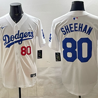 Men's Los Angeles Dodgers Bobby Miller Sheehan #80 White Home Replica Player Jersey
