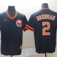 Men's Houston Astros Alex Bregman #2 Navy Replica Player Jersey1