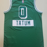 Men's Boston Celtics Jayson Tatum Green Swingman Player Jersey1 - City Edition