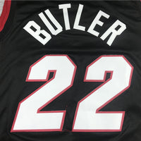 Men's Miami Heat Jimmy Butler #22 Black 2022/23 Swingman Jersey1 - Icon Edition