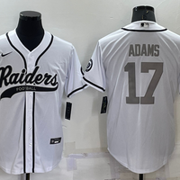 Men's Las Vegas Raiders Davante Adams #17 White Player Jersey1 Joint Edition