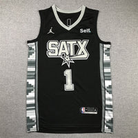 Victor Wembanyama San Antonio Spurs Black Statement Edition Jersey