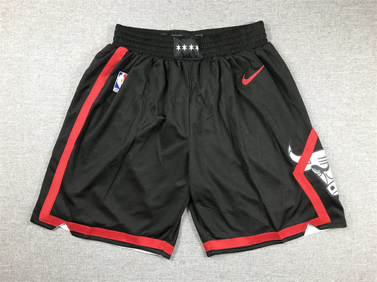 Men's Chicago Bulls Black 2023/24 Swingman City Edition Shorts1