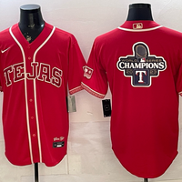 Men's Texas Rangers Red 2026 City Connect Game Jersey