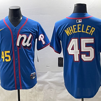 Men's National League Zack Wheeler #45 Blue 2025 All-Star Edition Limited Player Jersey