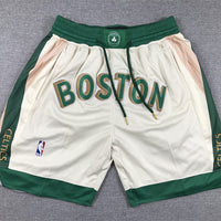 Men's Boston Celtics White 2023/24 Pocket Shorts1 City Edition