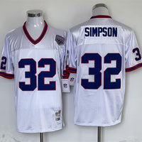 OJ Simpson Buffalo Bills Mitchell Ness White Legacy Replica Player Jersey - JerseysFreak