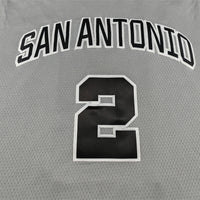 Men's San Antonio Spurs Dylan Harper #2 Silver Swingman Jersey - Statement Edition