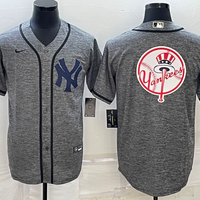 Men's New York Yankees Gray Alternate Team Jersey1