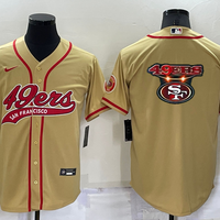 Men's San Francisco 49ers Gold Game Jersey1
