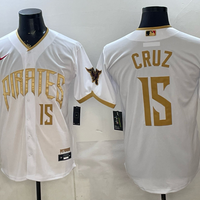 Men's Pittsburgh Pirates Oneil Cruz #15 White 2026 City Connect Stadium Jersey