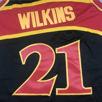Dominique Wilkins Atlanta Hawks Black Jersey - 4