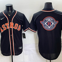 Men's Houston Astros Fashion Limited Black Out Jersey