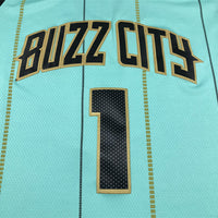 Men's Charlotte Hornets LaMelo Ball #1 Light Green 2022/23 Swingman jersey1