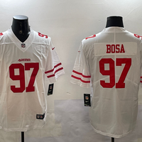 Men's San Francisco 49ers #97 Nick Bosa Player Jersey1 White