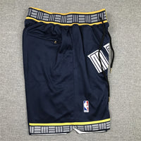 Men's Memphis Grizzlies Navy City Edition Basketball Shorts1