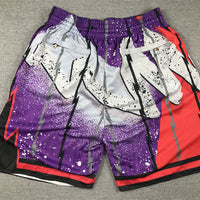 Men's Toronto Raptors Purple Swingman Pocket Shorts1