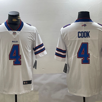 James Cook #4 Buffalo Bills White Game Player Jersey - JerseysFreak