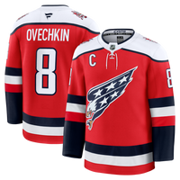 Men's Washington Capitals Alexander Ovechkin #8 Fanatics Red Alternate Premium Player Jersey