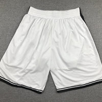Men's Brooklyn Nets White Basketball Shorts1