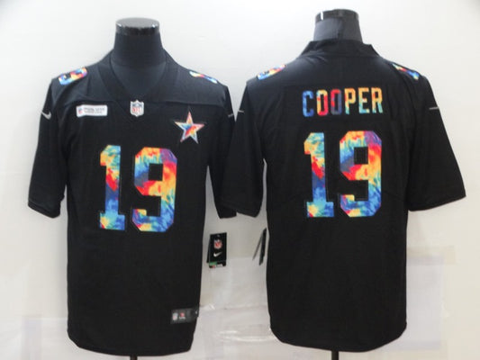 Men's Dallas Cowboys Amari Cooper #19 Black Game Player Jersey1