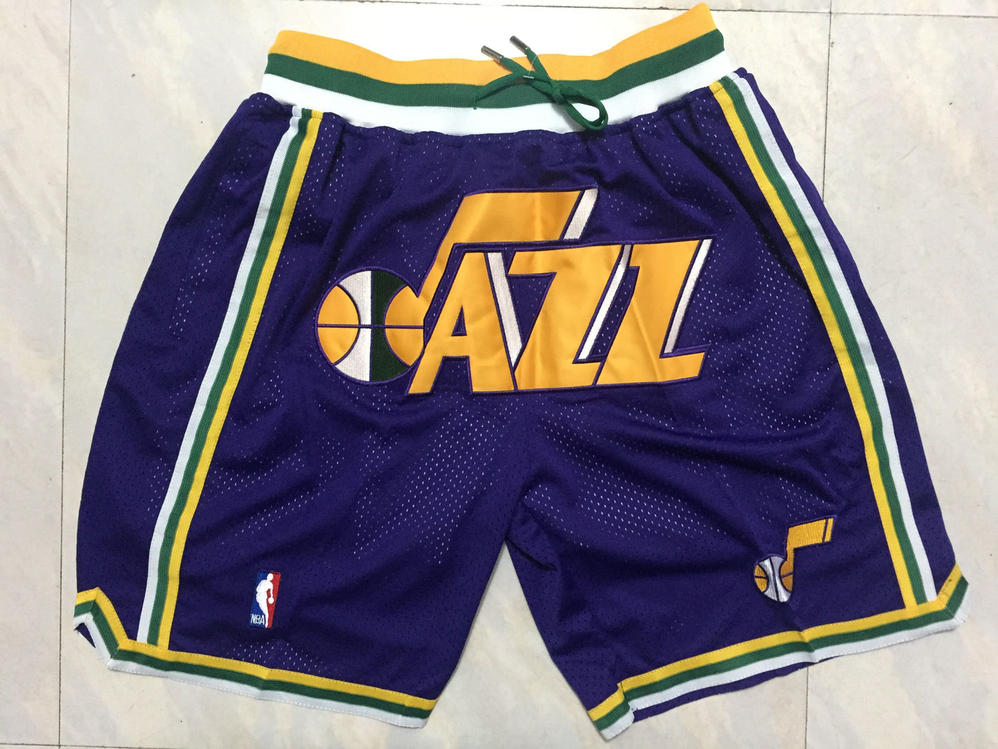 Men's Utah Jazz Purple Basketball Shorts1