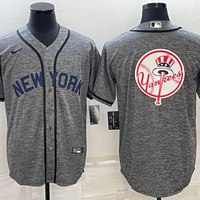 Men's New York Yankees Gray Authentic Team Jersey1