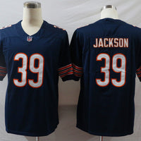 Men's Chicago Bears Eddie Jackson #39 Navy Game Player Jersey1