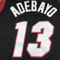 Men's Miami Heat Bam Adebayo #13 Black 2022/23 Fast Break Replica Jersey1 - Icon Edition