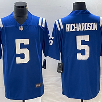 Men's Indianapolis Colts Anthony Richardson #5 Royal 2023 NFL Draft First Round Pick Game Jersey1