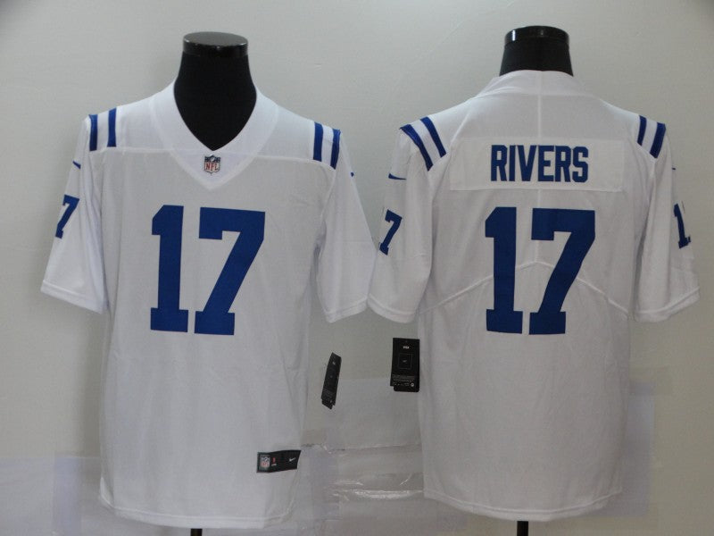 Men's Indianapolis Colts Philip Rivers #17 White Player Game Jersey1