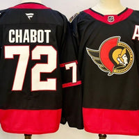 Thomas Chabot #72 Ottawa Senators Black Home Breakaway Jersey - JerseysFreak