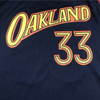 Men's Golden State Warriors James Wiseman #33 Navy Hardwood Classics Jersey1