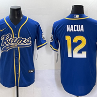 Men's Los Angeles Rams Puka Nacua #12 Royal Game Jersey